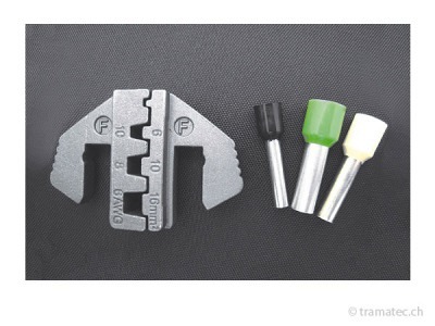 KRAFTWERK Ratschen-Hebel-Crimpzangen Crimpkopf für isolier grosse Aderendhülsen