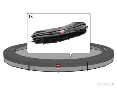 BERG Trampolin Ersatzteil Schutzrand InGround Champion 430, grau