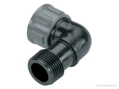 GARDENA Sprinklersystem pro Ventil-L-Stück mit 1 x 1" IG und 1 x 1" AG
