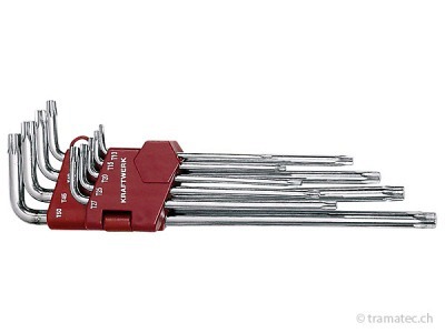 KRAFTWERK 9-t. TX-Stiftschlüssel-Satz/Bohr.T10-T50