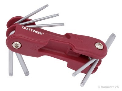 KRAFTWERK 8-t. TX-Stiftschlüsselsatz T9-T40