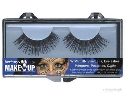 Fasnacht Wimpern schwarz