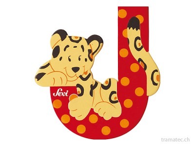 Sevi Buchstabe J Jaguar 10cm