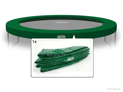 BERG Trampolin Ersatzteil Schutzrand Elite 430, grün