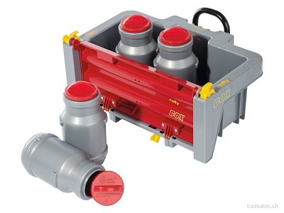 Rolly Toys rollyBox mit 4 Milchkannen - 40 889 4