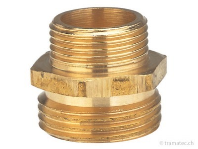 GARDENA Reduzier-Messing-Gewindenippel 3/4" AG - 1" AG