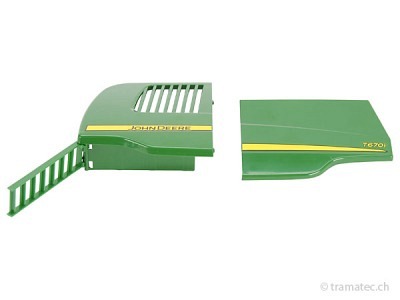 Bruder Ersatzteil Klappen rechts und Leiter für John Deere T670i