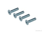 Oregon JET-FIT Aluminiumkopf Schrauben für 4-Fadenkopf