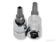KRAFTWERK 1/4" Bit-Steckschlüssel-Einsatz 5-Stern-Loch TS 20